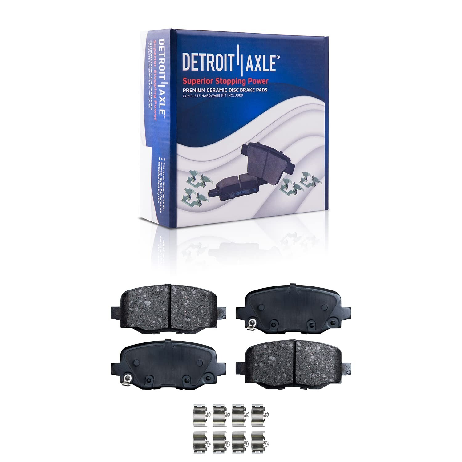 Rear Disc Rotors + Ceramic Brake Pads for 2014 2015 2016 2017-2021 Jeep Cherokee