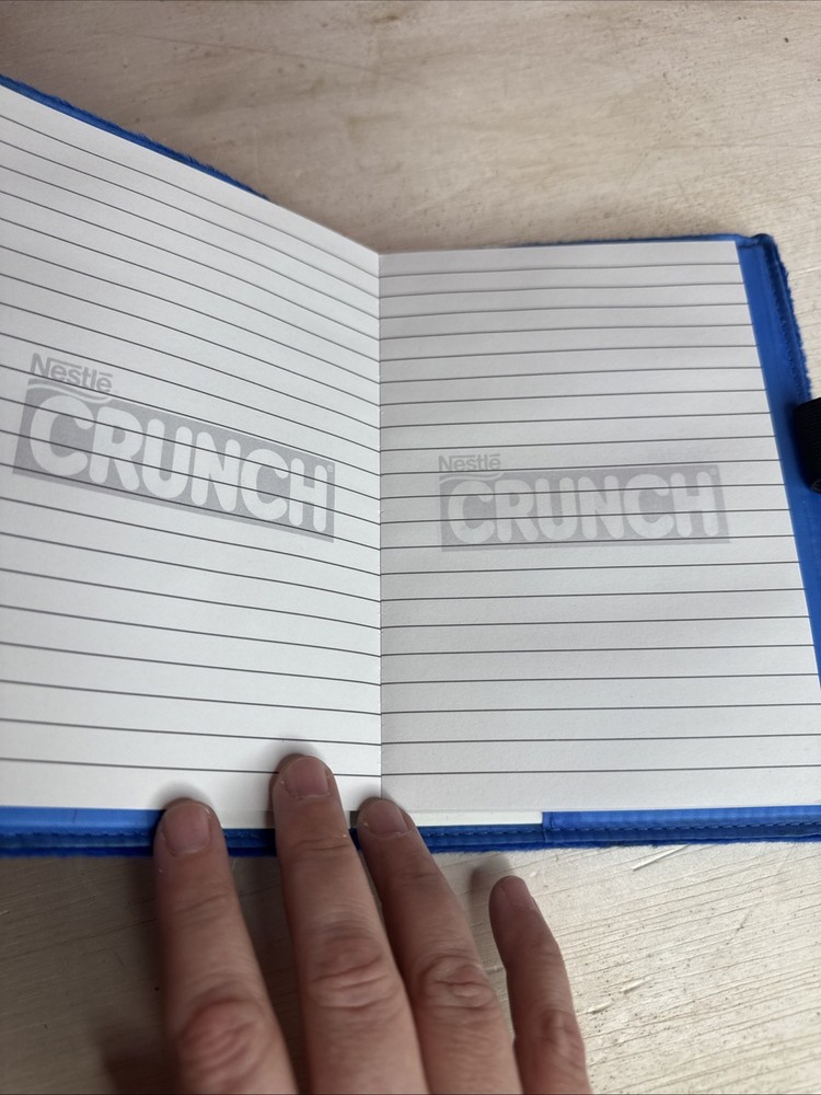 crunch bar fuzzy notepad