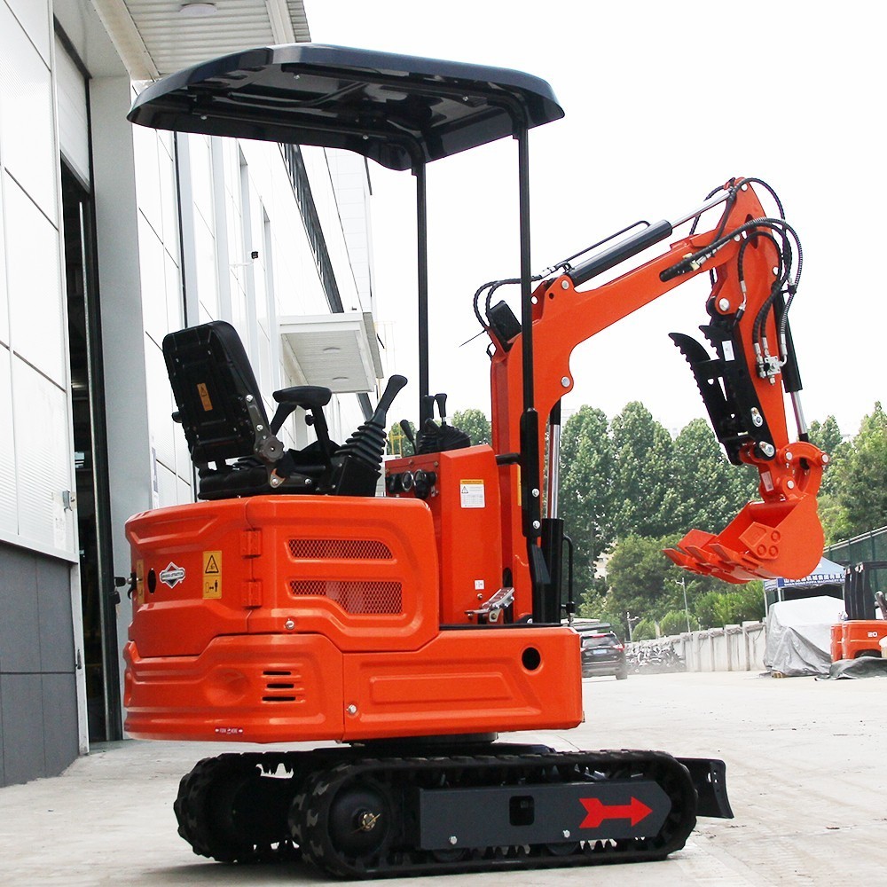 1 Ton Mini Excavator Mini digger Tracked with B&S Engine & Pilot Control System