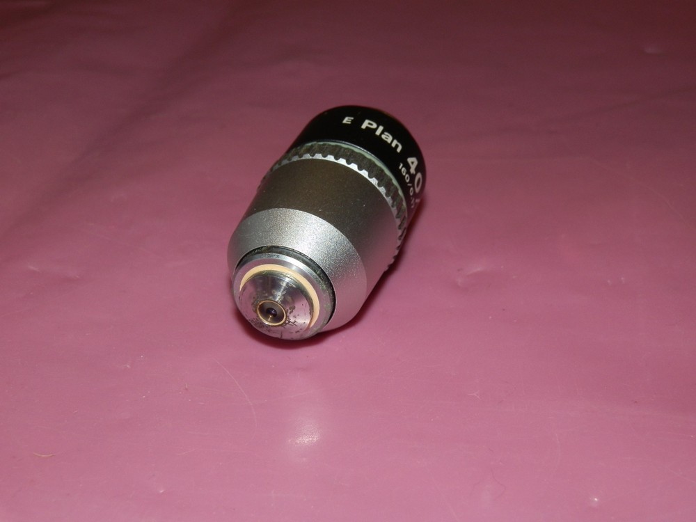 Nikon E Plan 40X/0.65 160/0.17 Microscope Objective Lens - Labophot Etc.
