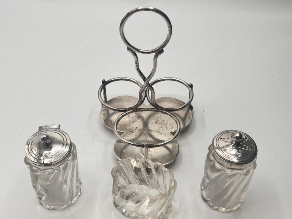 antique condiment set