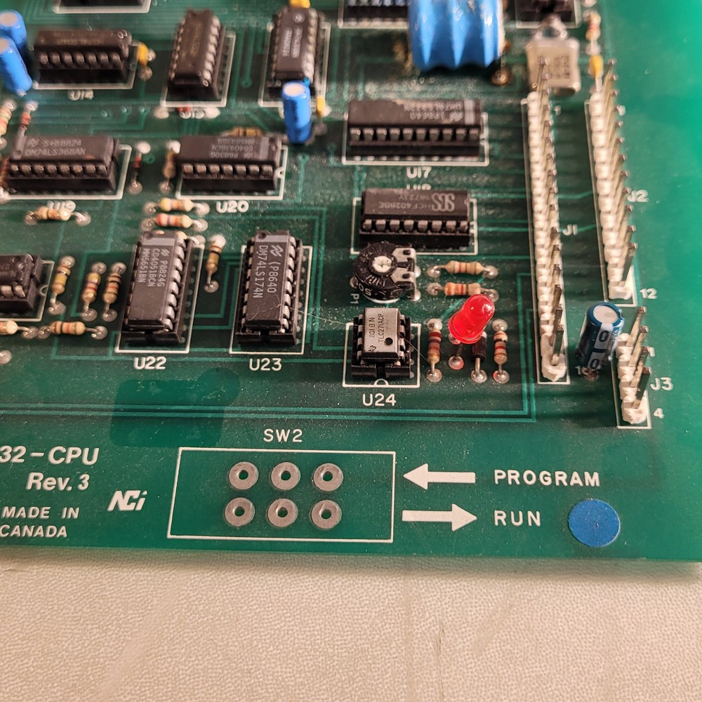 BCE Barrie Telecor TC32-CPU Rev 3 Circuit Board PCB Control Computer
