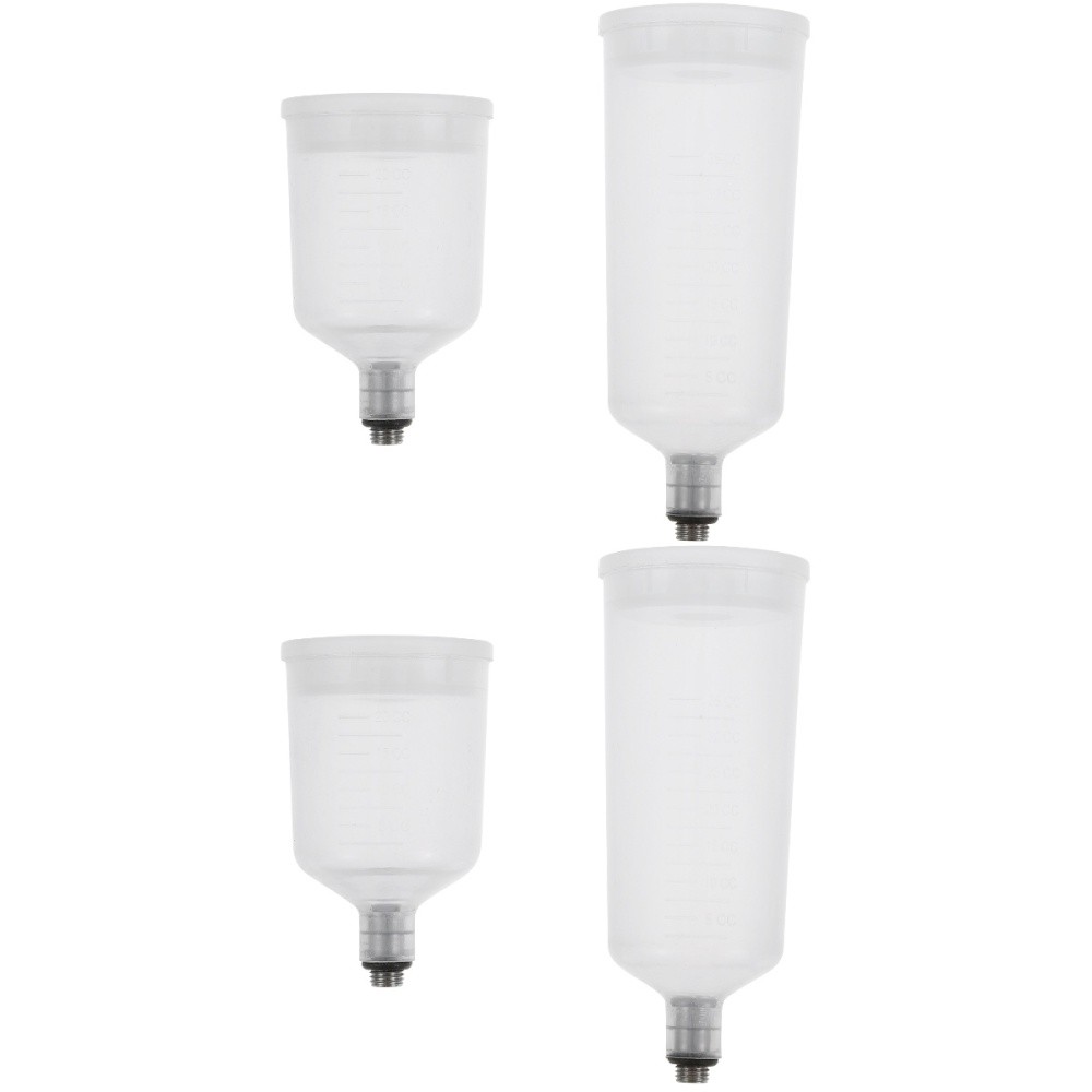 2 Count Refillable Airbrush Paint Cup Bottles Jar Spray Container