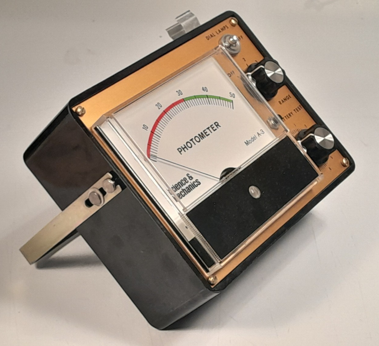 Vintage Science & Mechanics Photometer Model A-3 Analogic with Sensor Darkroom