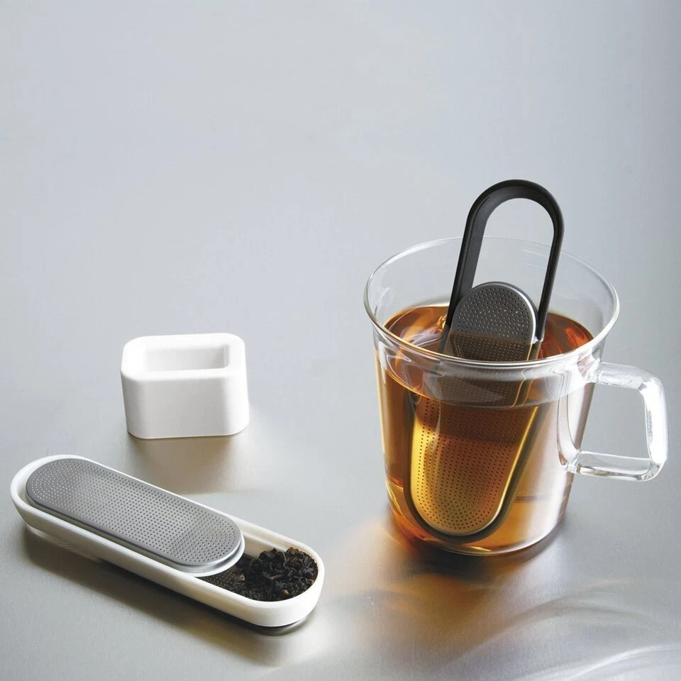 KINTO LOOP TEA STRAINER Black 27327 Stick Type from JAPAN