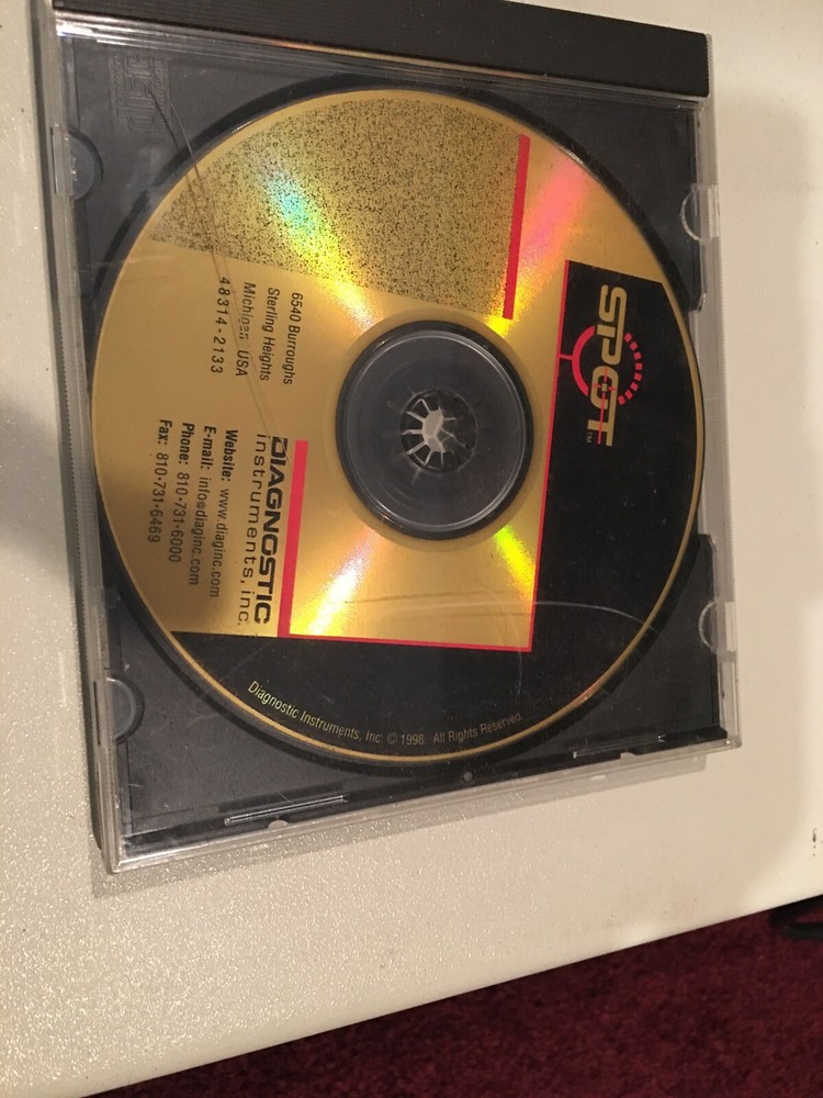 DIAGNOSTIC INSTRUMENTS/SPOT 1.3.0 DIGITAL MICROSCOPE CAMERA SOURCE Adapter & CD!