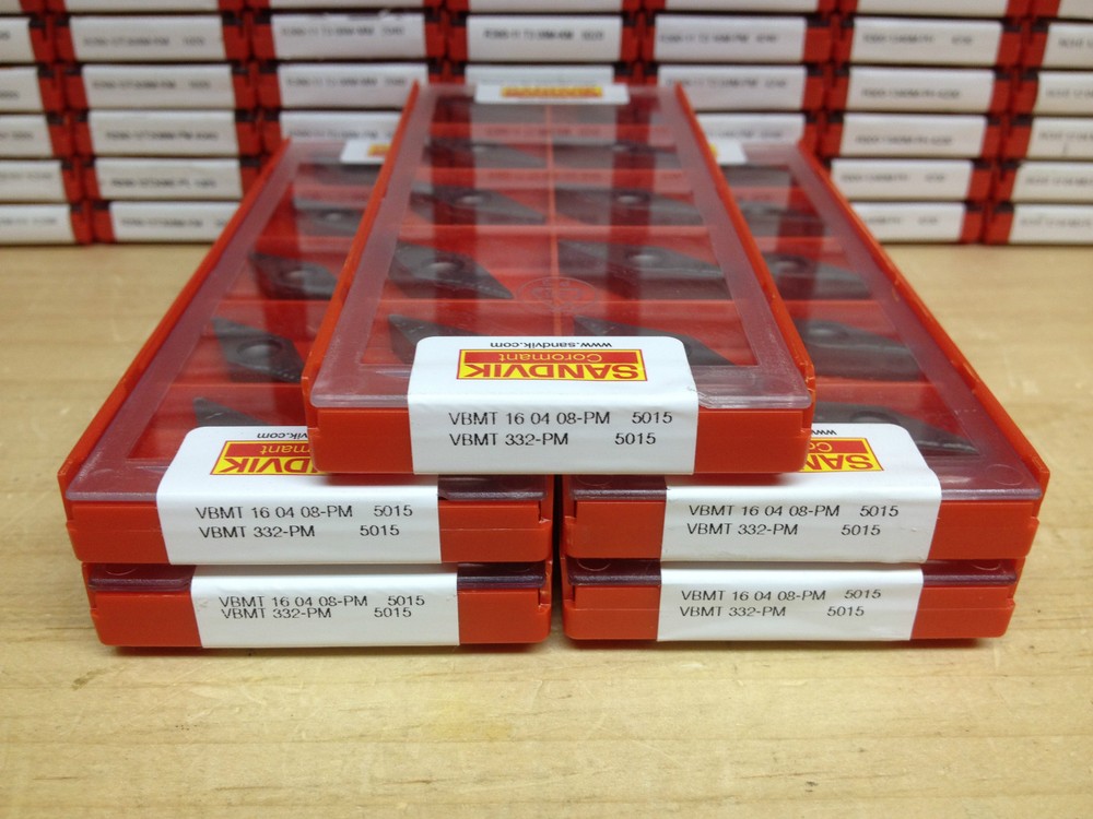 Authentic VBMT 332-PM 5015 SANDVIK INSERT