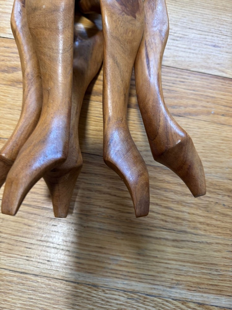 SAUDI Coffee Table.Mid Century Modern•Spider Web Folding/Interlocking Wood
