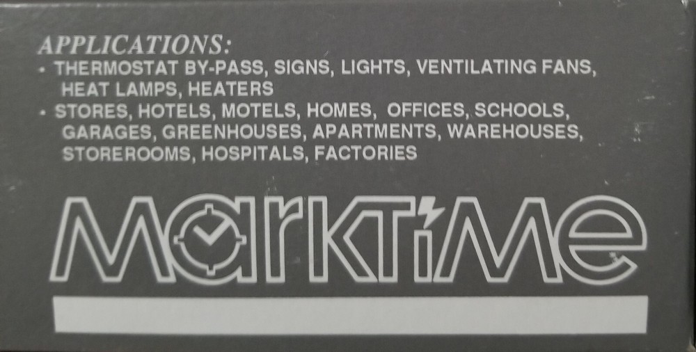 MarkTime 90281 Wall Box Time Switch 2 Hour Dial Timer Energy Saver Mark Time