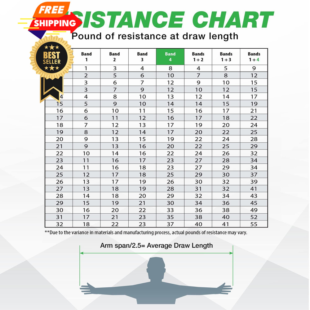 Bow Trainer Resistance - Adjustable Archery Training Tool OSFA, Black