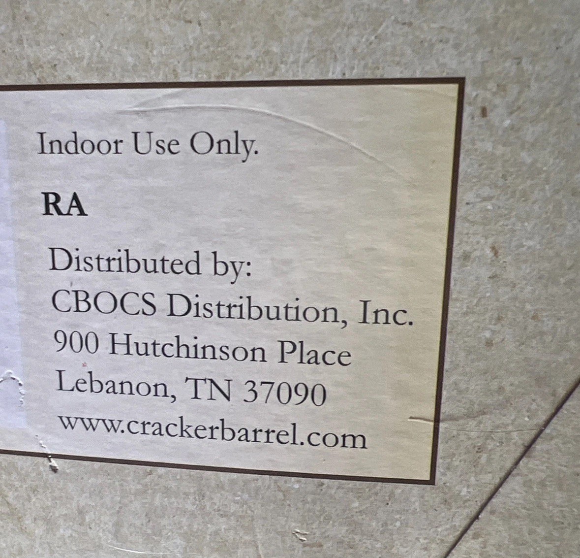 [NEW in BOX/Cracker Barrel Exclusive Bourbon Decanter Globe]