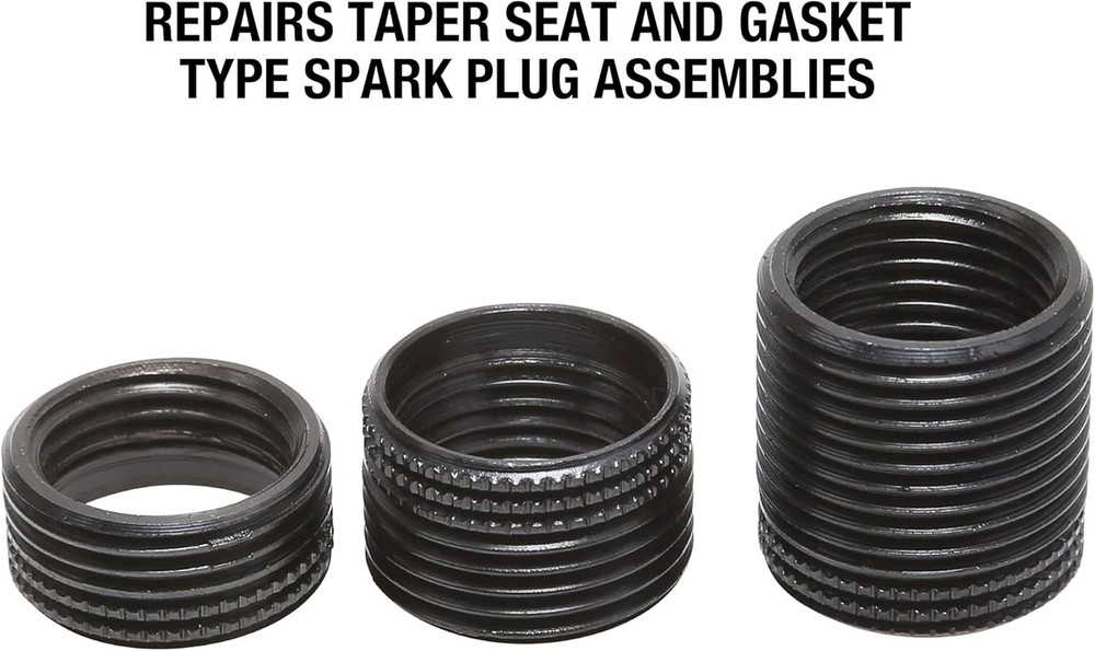 OEMTOOLS 25648 Fix-A-Thread Spark Plug Saver Inserts, Metric, M14 - 1.25, Socket