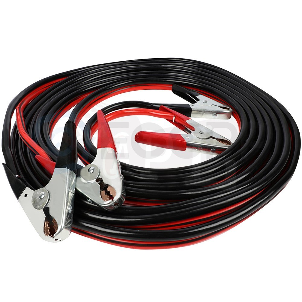 30 FT Booster Jumper Cables1 Gauge Automotive Power Car Booster Cable Emergency