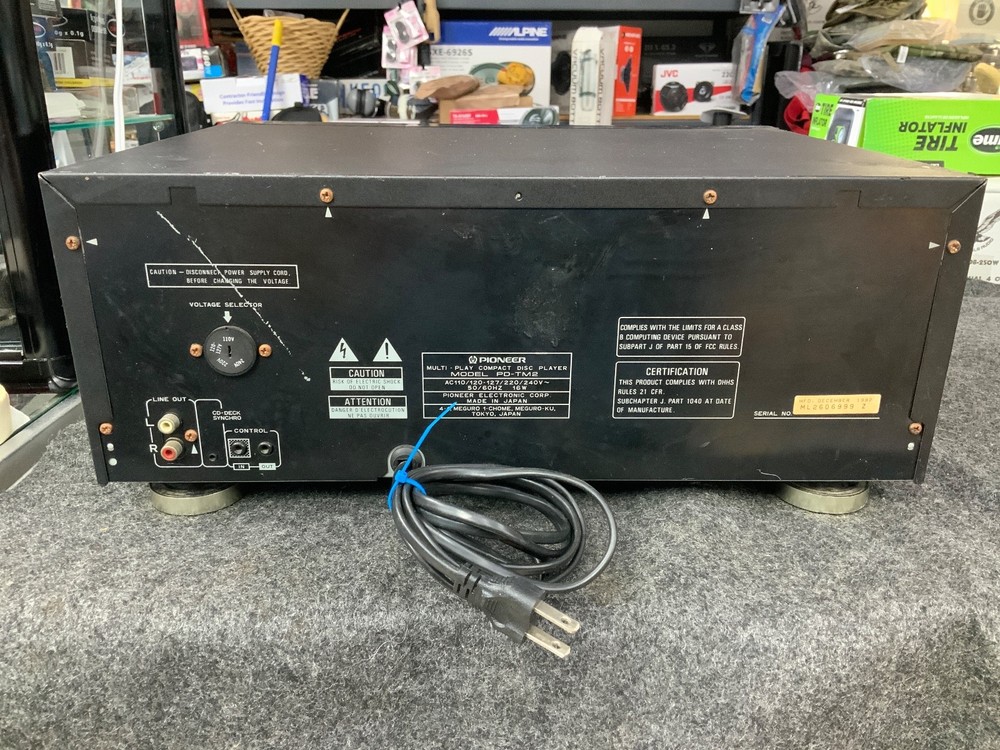 Pioneer 18 Disc Multi-Play Compact Disc Player PD-TM2 - No Remote