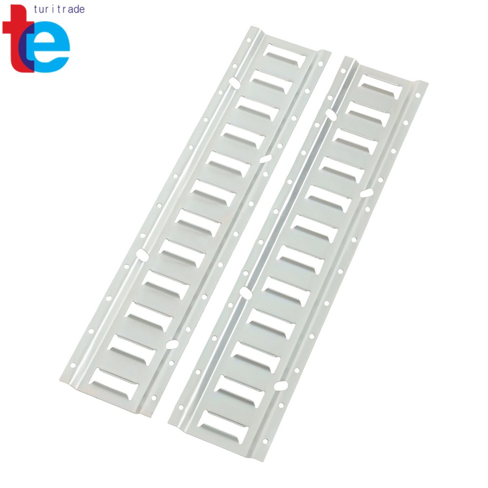 E Track Tie Down Rail Kit 8× 2' E-Track Bar Rails For Garages Trailers