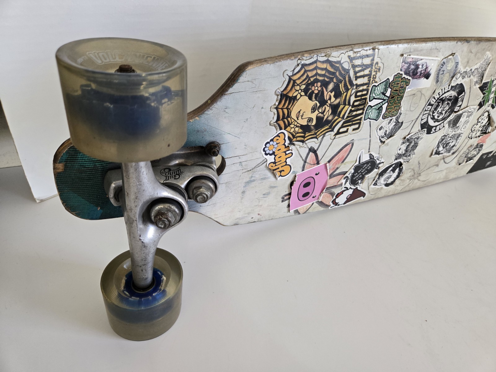 Sector 9 Longboard, Gullwing Sidewinder Trucks, Ablaze Volcanic Wheels FREE SHIP