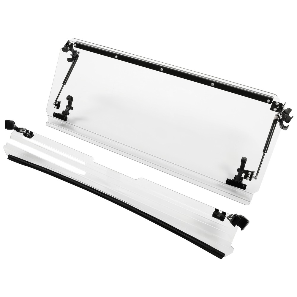 For CFMOTO UForce 1000 2019 - 2023 Vented Full Clear Flip Windshield Front