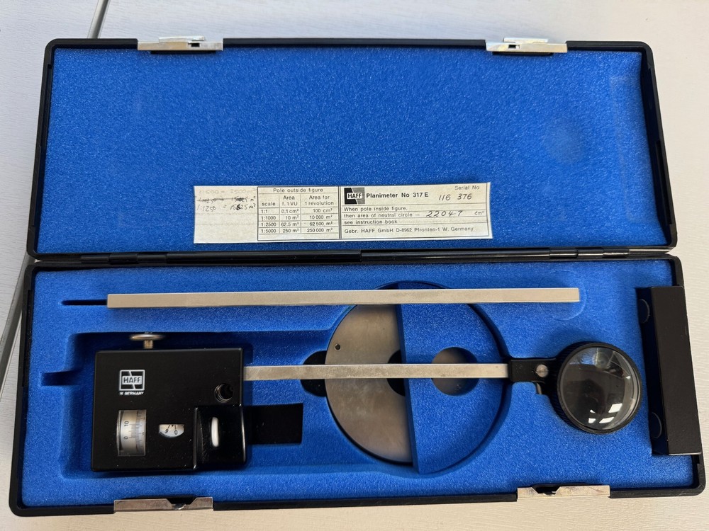 HAFF - The Planimeter No.317 E - Excellent Condition