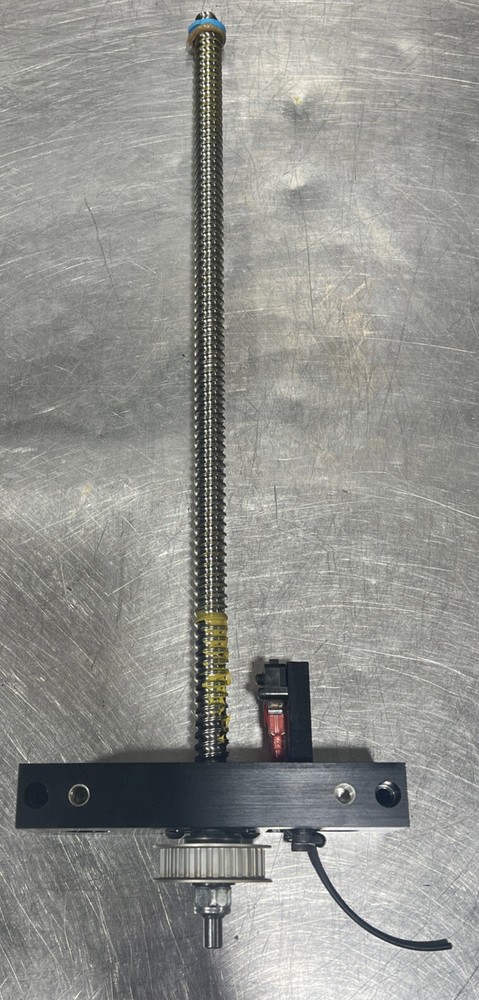 Intelitek Prolight Turning Center Axis Ball Screw & Timing Pulley Assembly