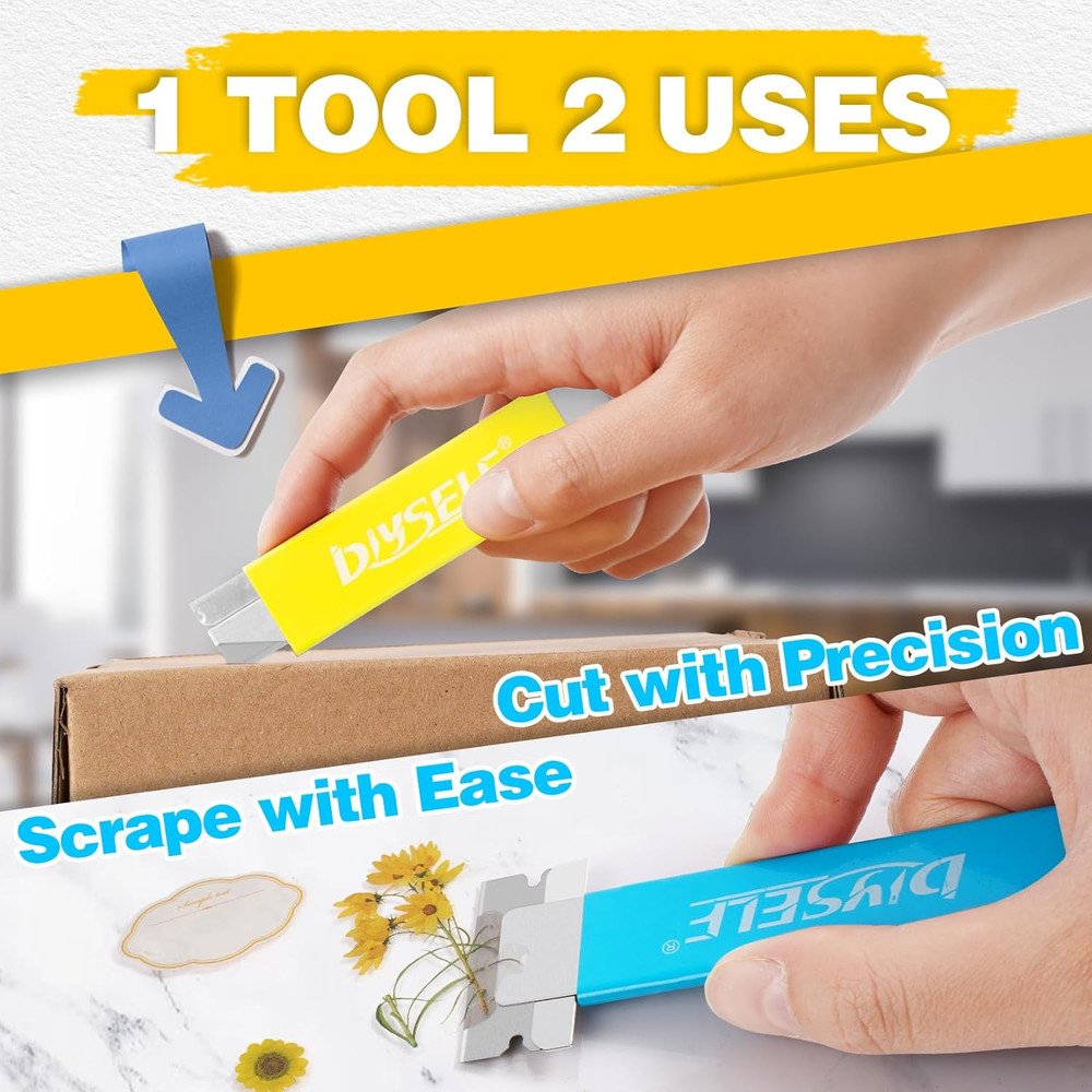 Box Cutters 12 Pack, Utility Knife, Box Cutter Retractable with Razor Blade, Box