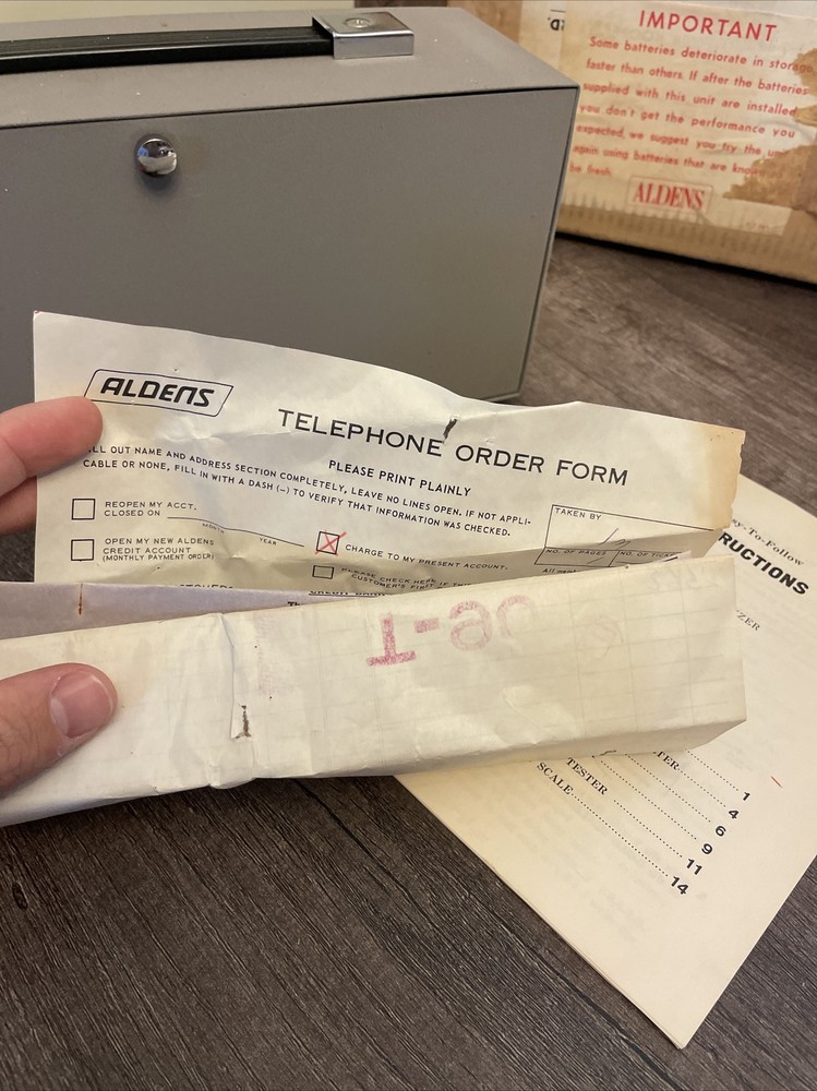 Vintage PSM Solid State Engine Analyzer NOS