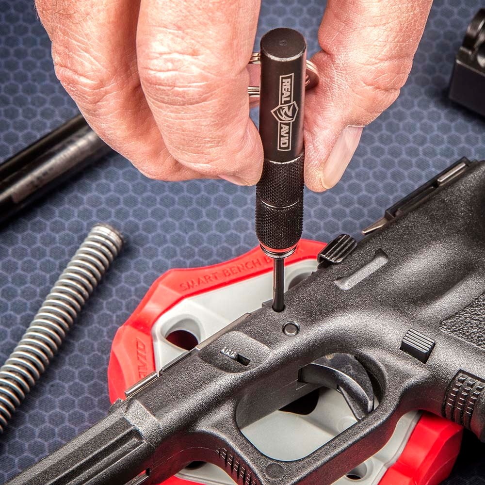 Real Avid 2-in-1 Tool For Glock Disasembly & Front Sight, AVGLOCK21 Sight Tool
