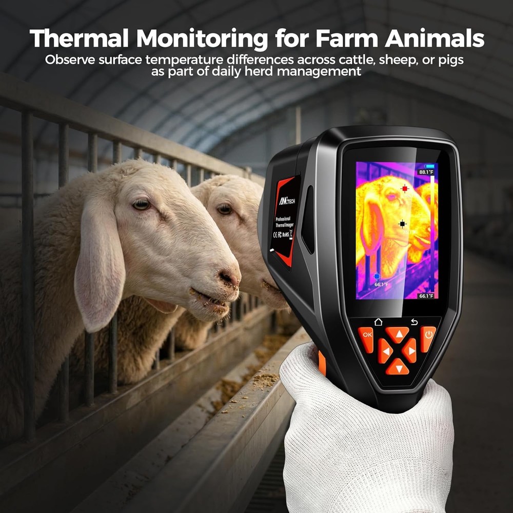ANXTECH Mini Handheld Infrared Thermal Imaging Camera Temperature Thermal Imager