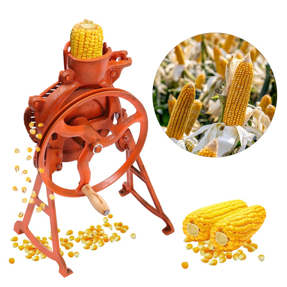 2-In-1 Corn Thresher Corn Cob Sheller Hand Corn Kernels Thresher Machine 10cm
