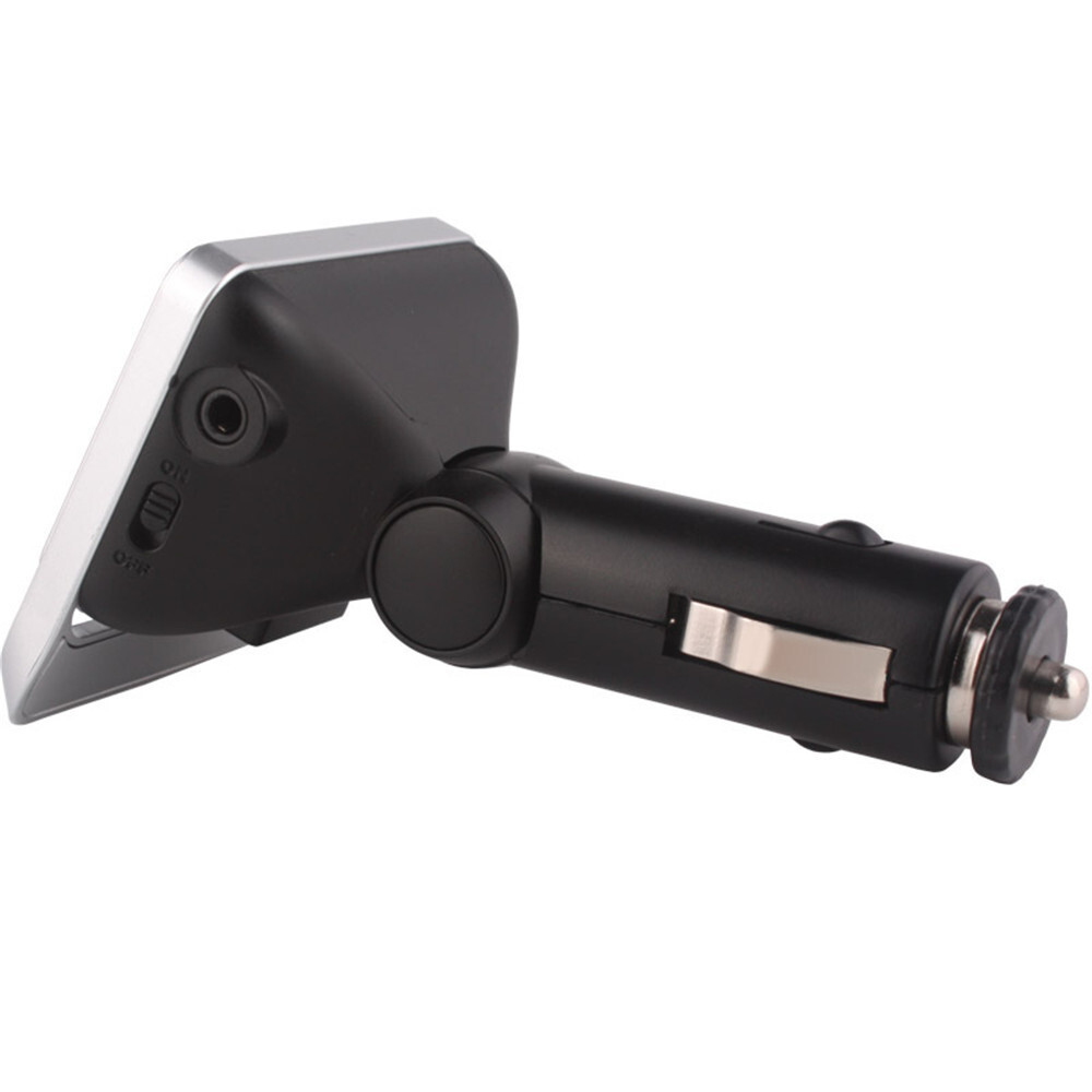 Bluetooth 5.0 Wireless FM Radio Transmitter Adapter Adjustable Angle For Car 12V