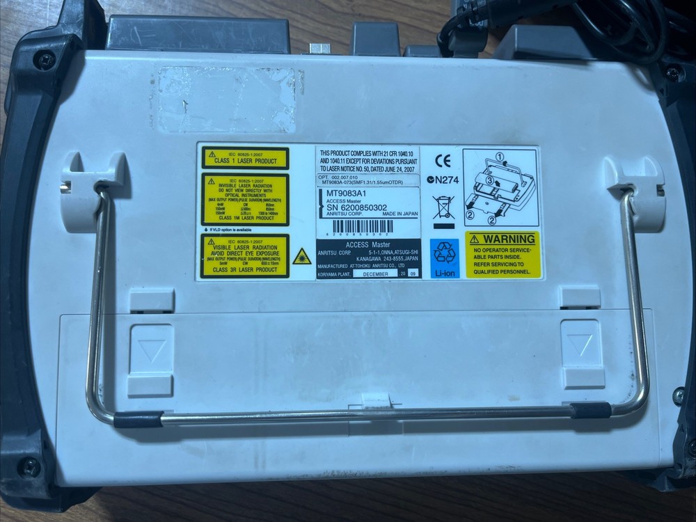 Anritsu Access Master MT9083A1 Opts 10/7/2