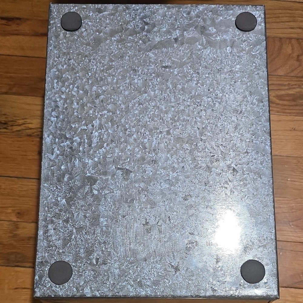Galvanized Storage Containers set of 3
