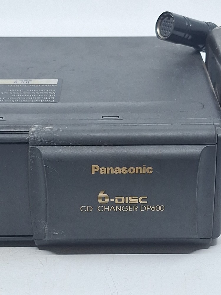 Panasonic Car Audio CD 6 Disc Changer DP600 Trunk Unit Mo. CX-DP600EUC Untested