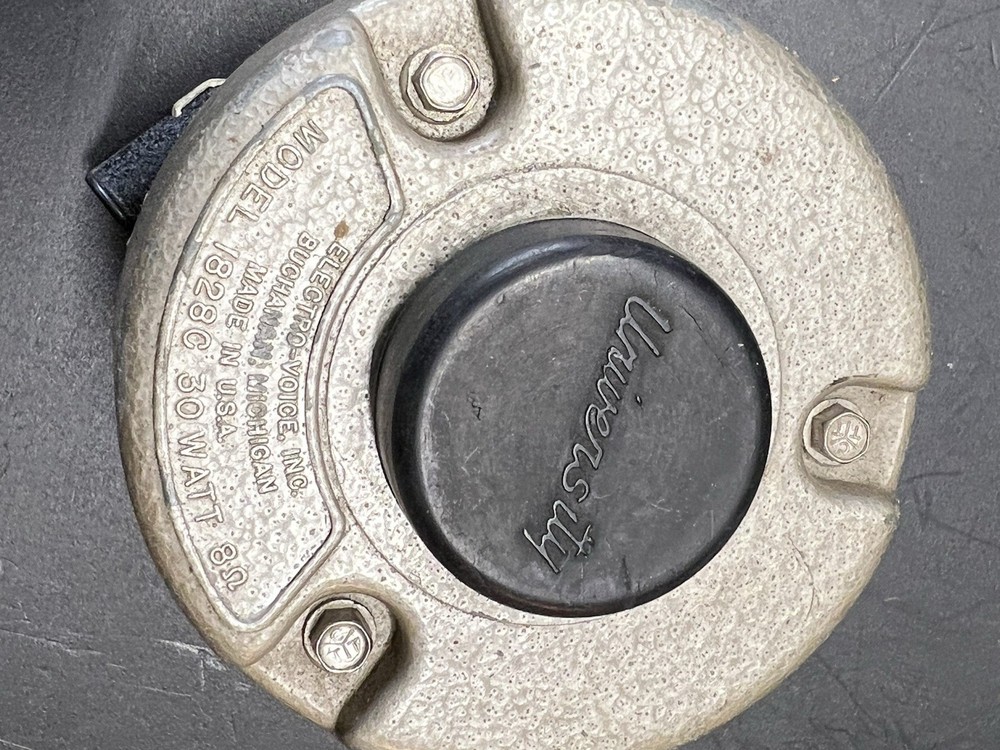 ElectroVoice Horn Tweeter Speaker Driver Model 1828C. 8 Ohm