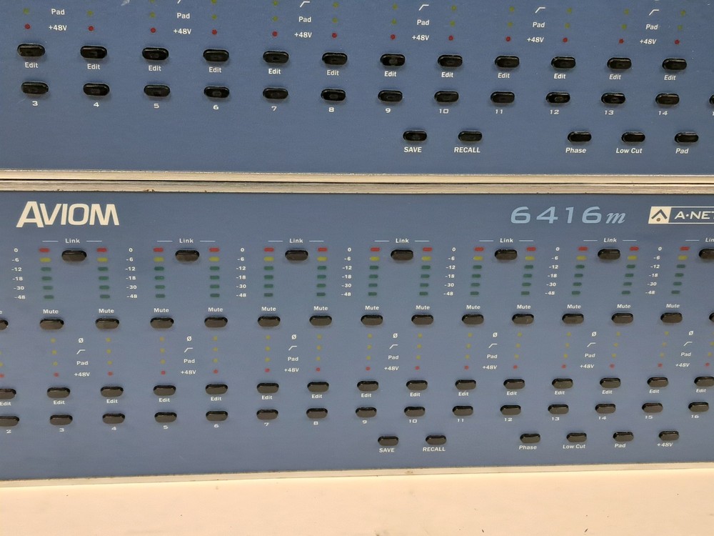 Aviom 6416m 16-Channel Mic Input Module