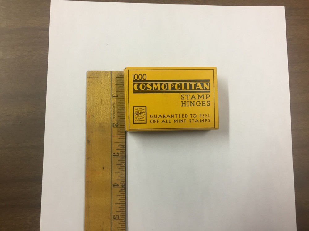 1000 Cosmopolitan Vintage Stamp Hinges - Unfolded