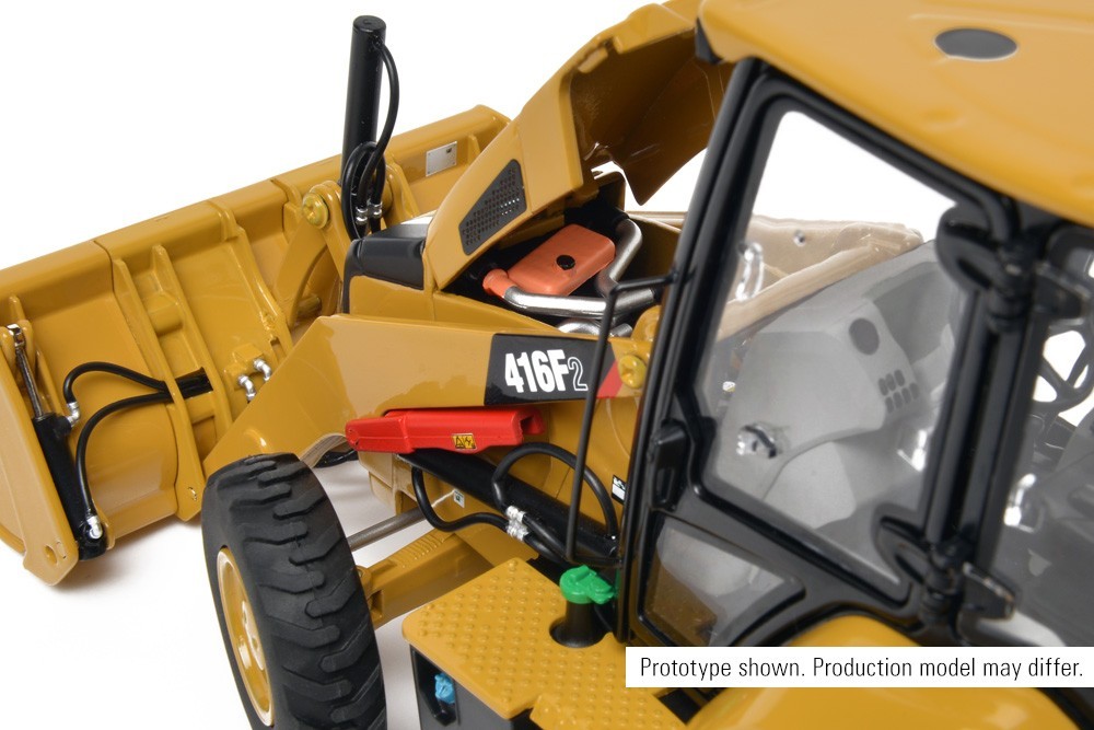 CCM CAT 416 F2 Backhoe Loader Caterpillar "Contractors Series" 1/24 NIB 2017