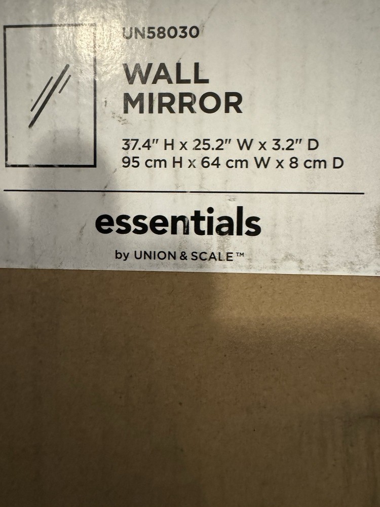 Union & Scale Wall Mirror, 37.4" x 25.2"