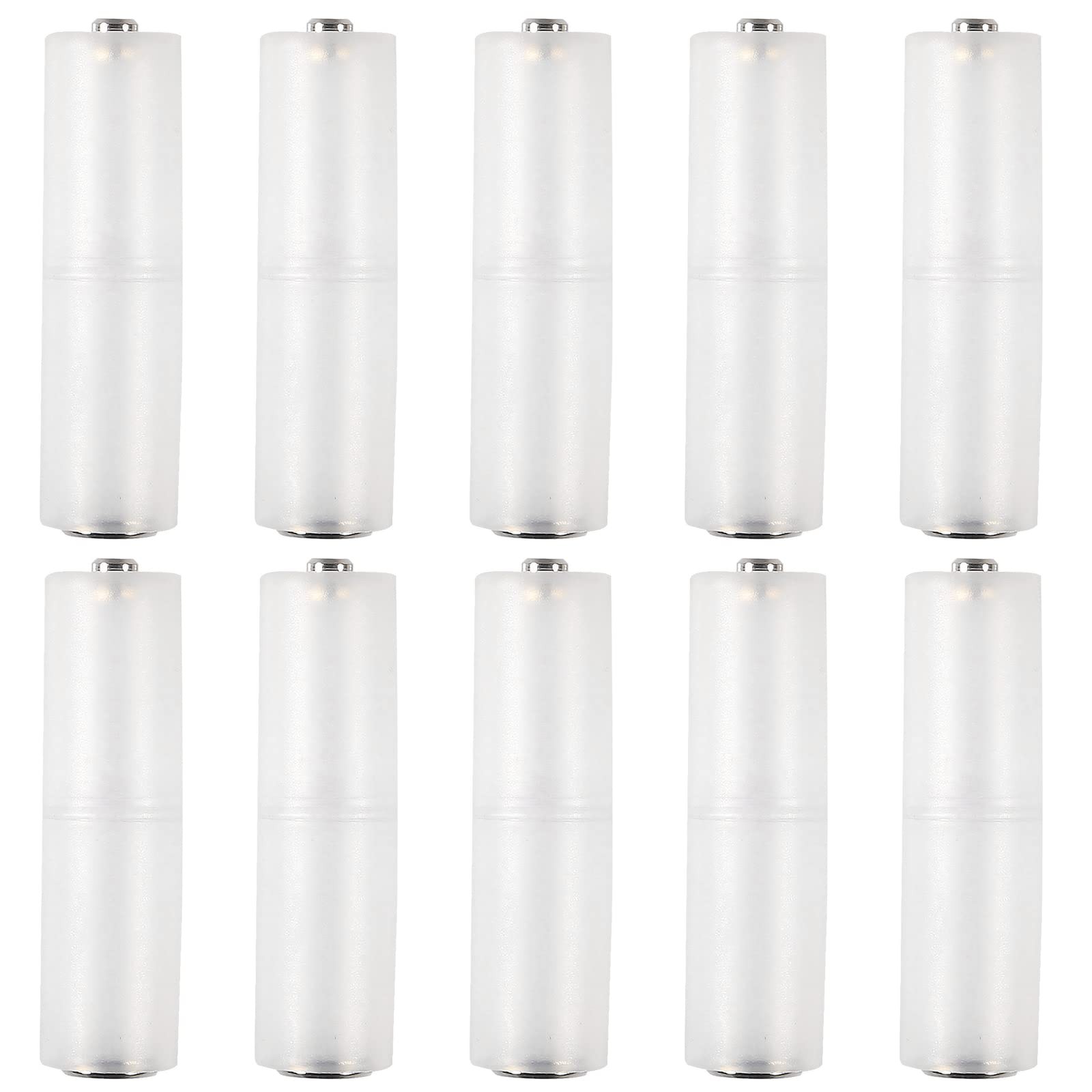 Coliao 10pcs AAA to AA Battery Adapter