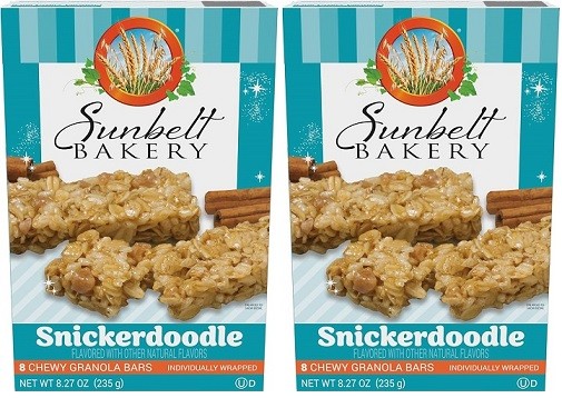 Sunbelt Bakery Chewy Granola Bars Snickerdoodle 2 Pack