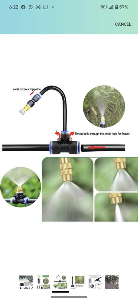 Update 82Ft Irrigation Copper Nozzle System, Automatic Irrigation System with...