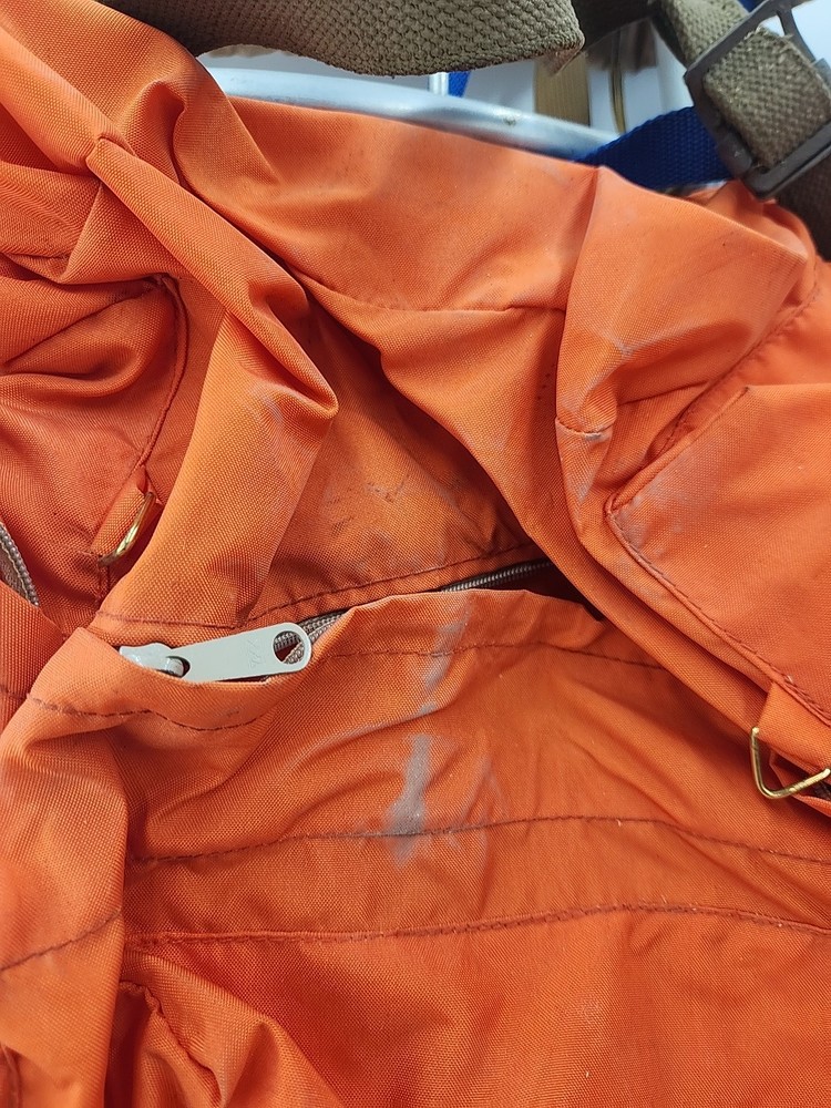 Skyline Camp Trail External Frame Hiking Backpack, Orange VTG