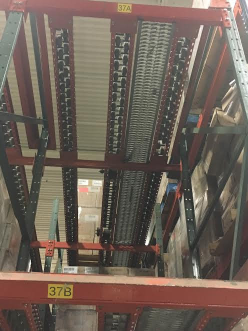 Pallet Flow Pallet Racking (10 Deep X 3 High)