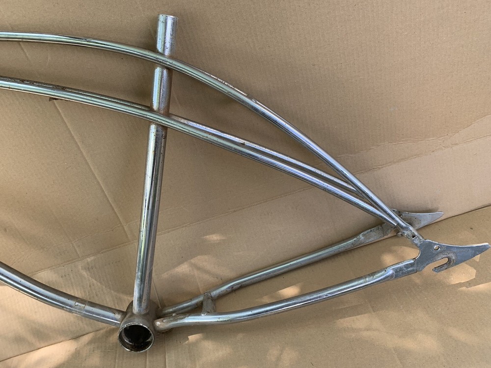 Vintage Sears / Murray Spaceliner Chrome Plated Bicycle Frame