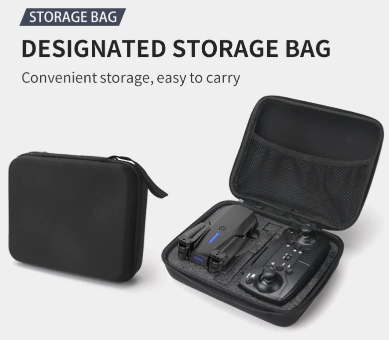 Drone 2025 4K HD Dual Camera WiFi FPV RC Foldable Quadcopter + 4 Batteries US