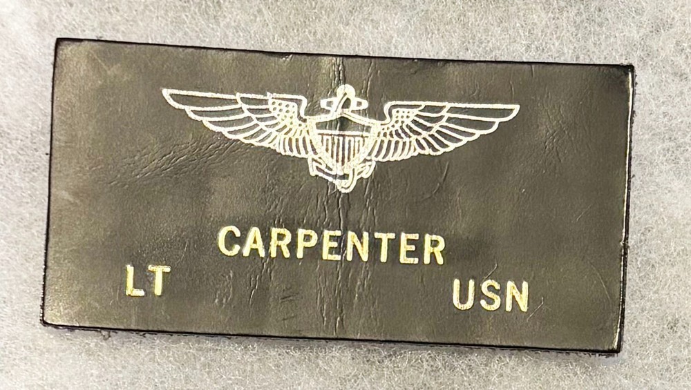 USN Carpenter LT Jacket Name Tag