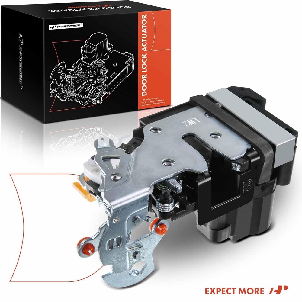 A-Premium Front Door Lock Actuator Driver Side Left Side, Black