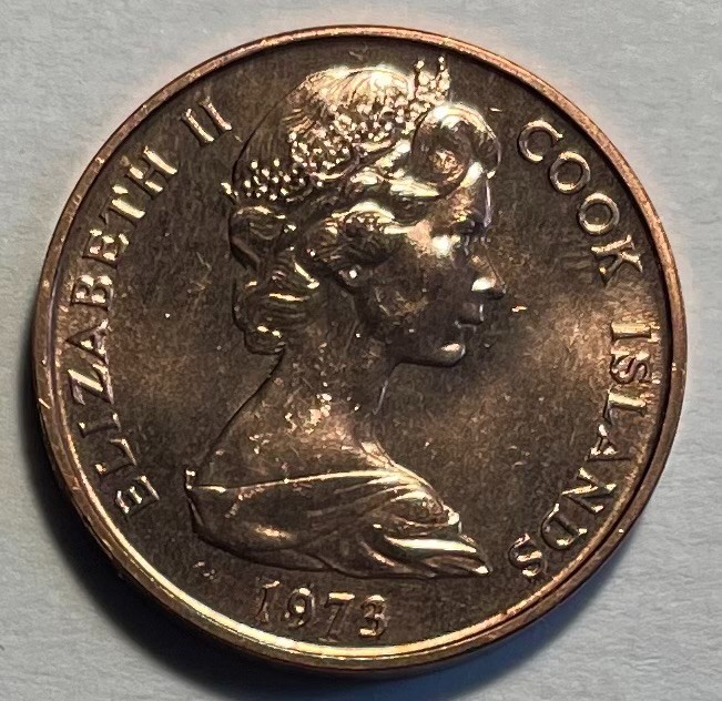Cook Islands 2 cents 1973 - Pineapple Fruit - Uncirculated