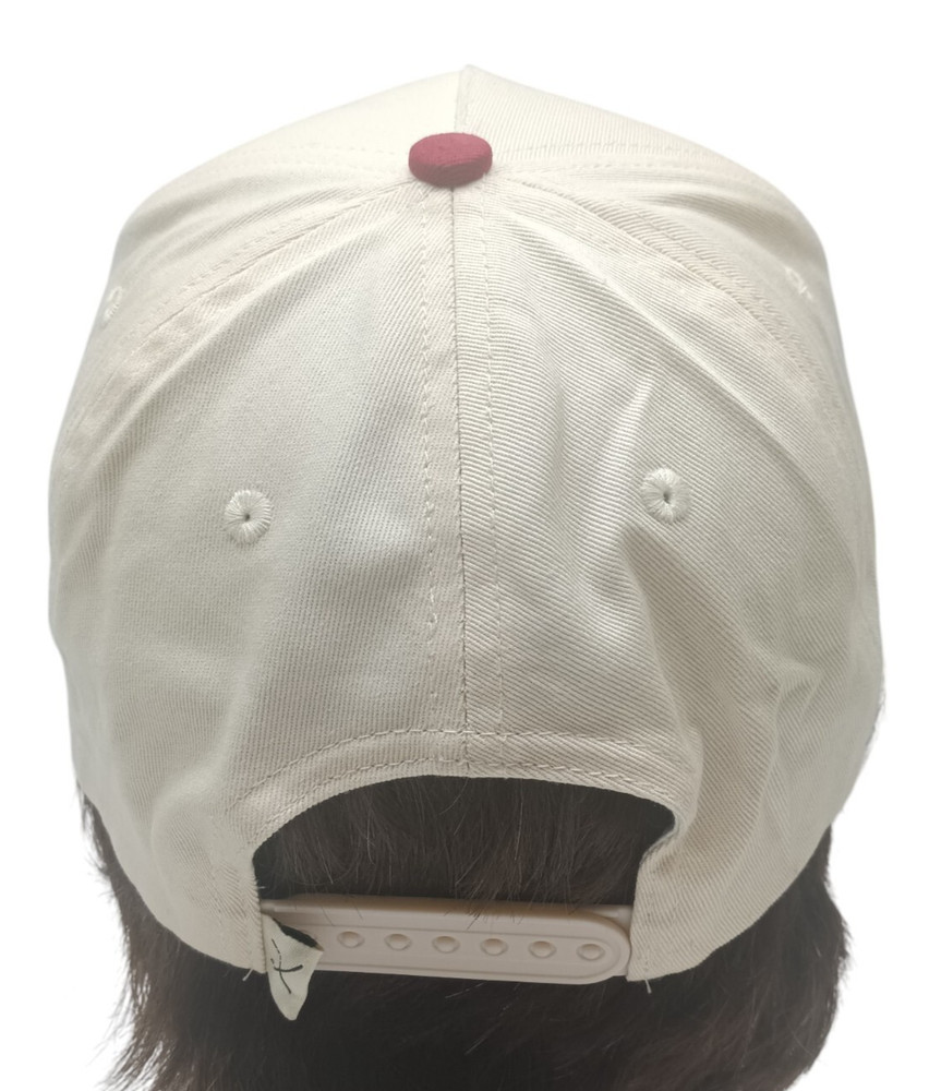 Hazy Golf Off White Snap Back Cap Hat w/ "H G" Embroiled
