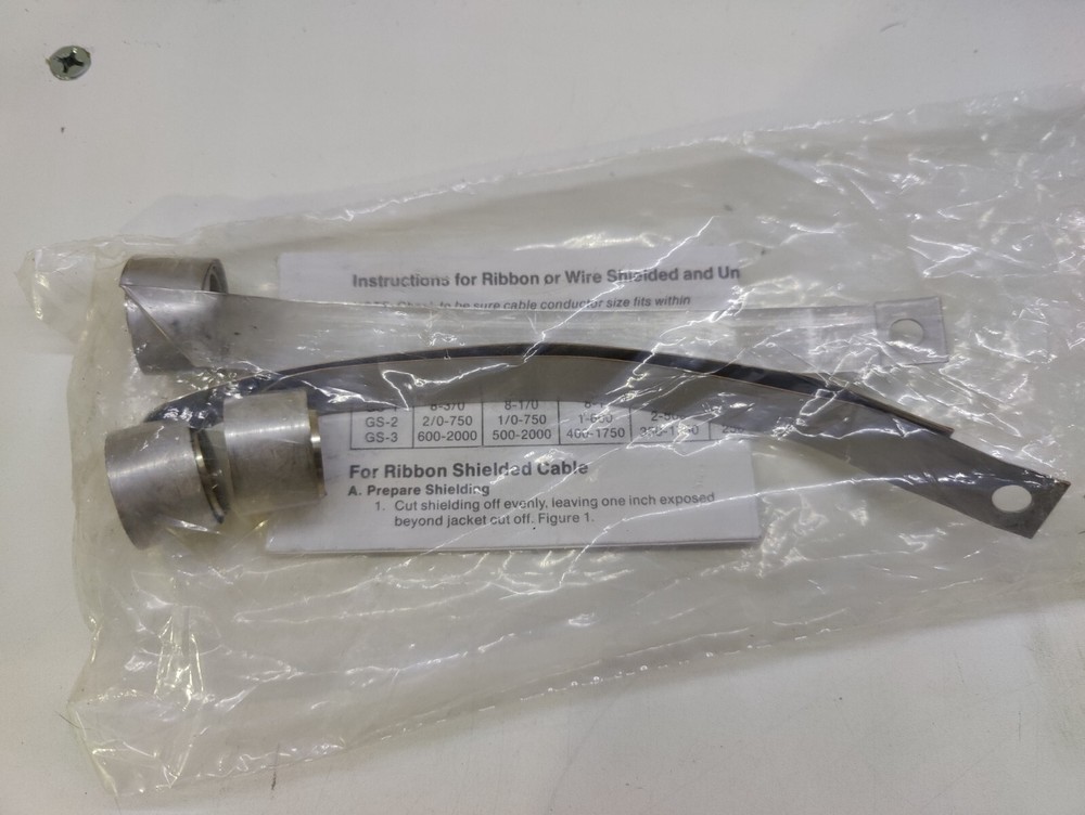 New (3 Pack) GS-2 3M Ground Strap Assembly Kit 5 to 35 kV