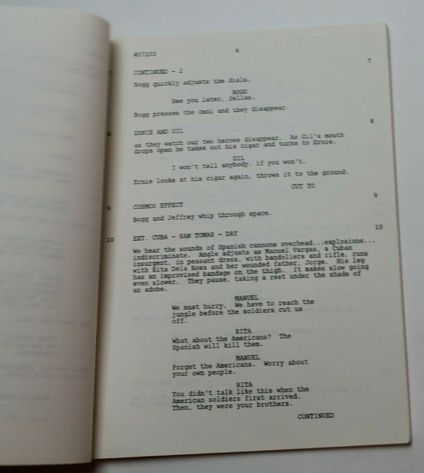 VOYAGERS! / B.W. Sandefur, 1982 TV Script "Bully and Billy" save Teddy Roosevelt